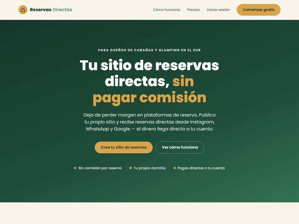Reservas Directas